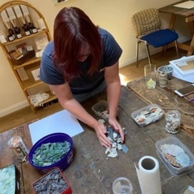 Creating Art with Sea Glass Workshop with Seacycle Studio